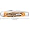 Case Cutlery Knife, Case 6.5 BoneStag Trapper with Wharncliffe Blade 65329 - alternate 4